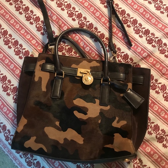 Michael kors camo Hamilton and wallet